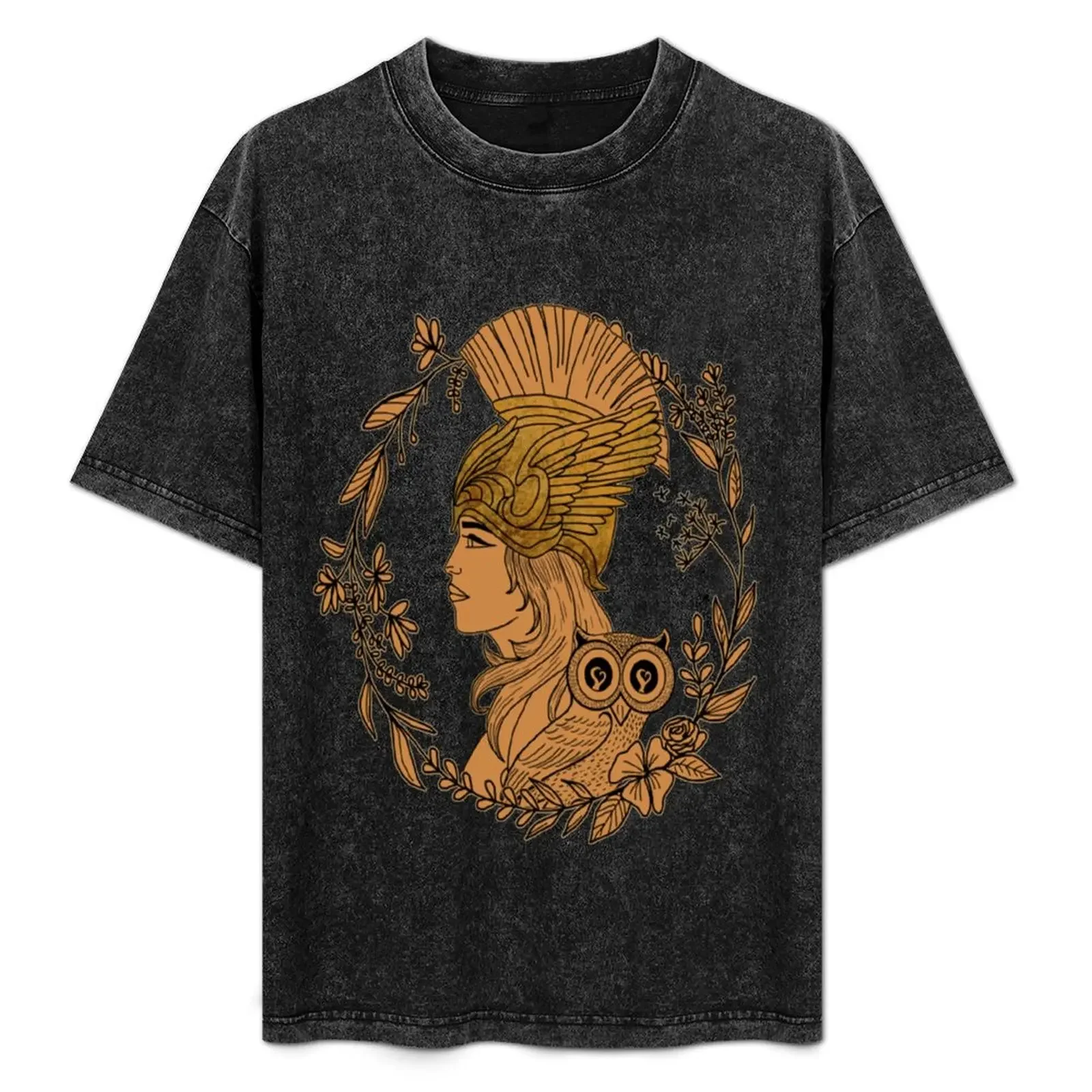 

Athena Greek God T-Shirt Casual Fashion Print Tee Top