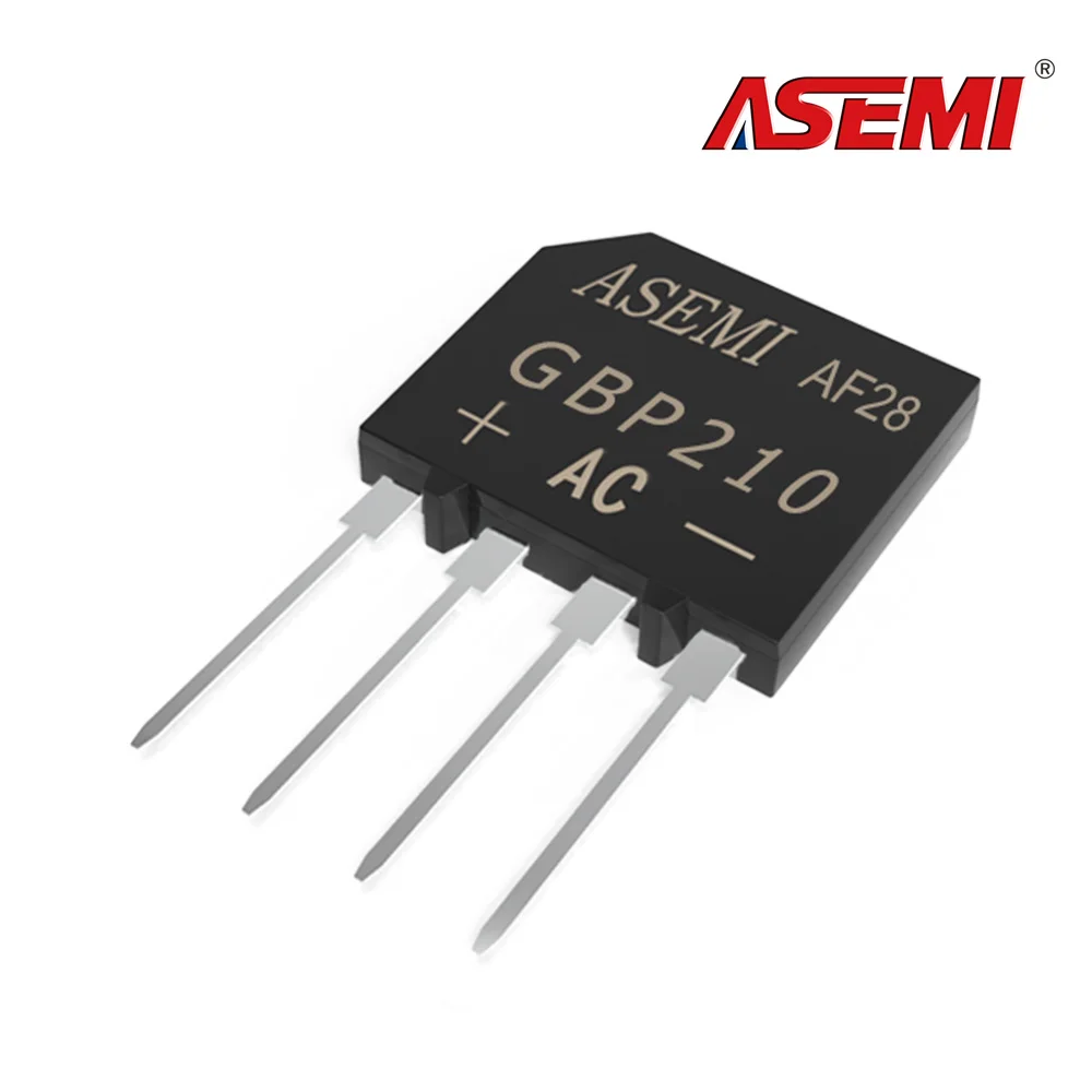 ASEMI-rectificador de puente GBP210, 10 piezas, 2A, 1000V, nuevo