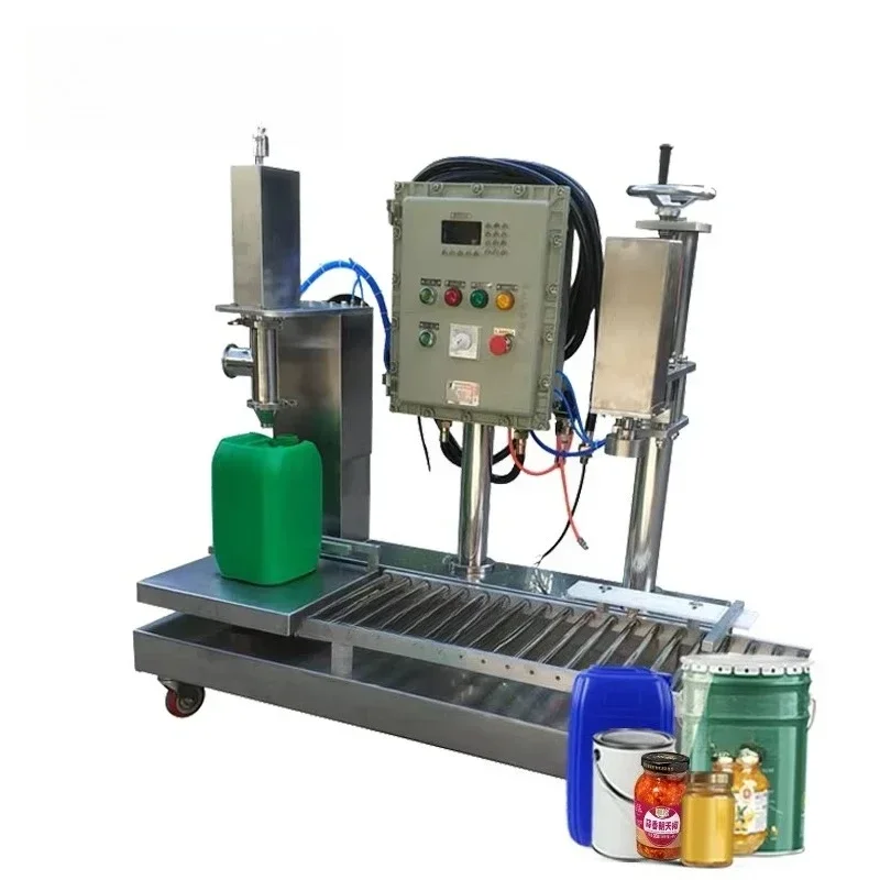 Professional factory hot-selling tank drum engine oil filling and capping machine