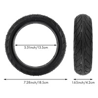 ABXN-8 Inch Front Scooter Solid Tire Tyre Wheel For Xiaomi Ninebot Es1 Es2 Electric Scooter Kickscooter Skateboard 8 Inch Non-Pn