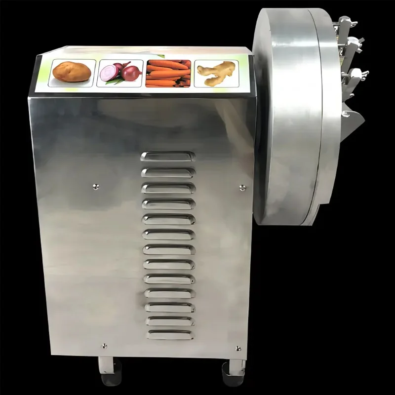 Fully Automatic Stainless Steel French Fry And Potato Slice Cutting Machine High-Speed Centrifugal Ginger And Cucumber Shredding