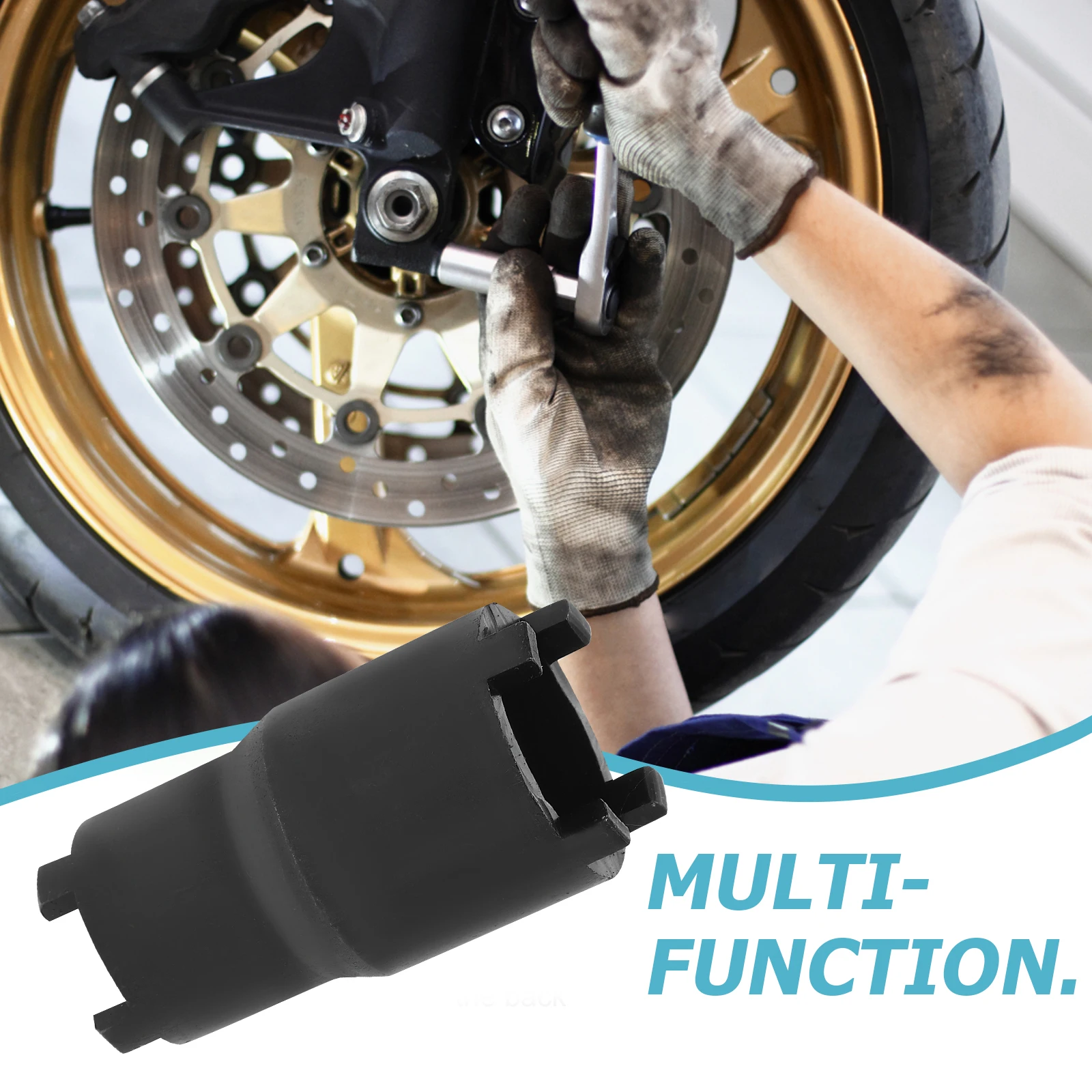 

Nut Hat Removal Tool Motorcycle Tools Clutch Holding Socket Wrench Parts for Motorcycles Carbon Steel Lock