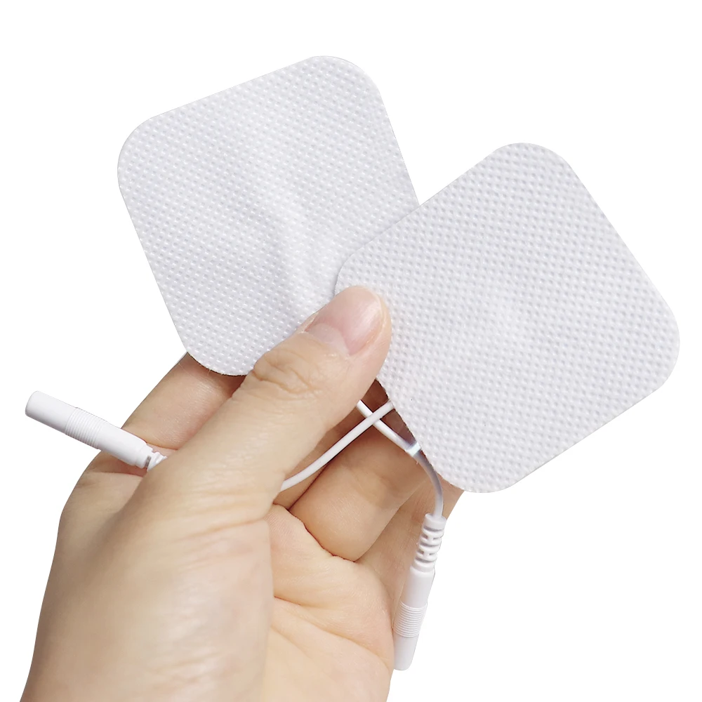 Electrode Pads TENS Unit Replacement Pads 2"x2" Reusable Self-Adhesive Patches for Electrotherapy EMS Physiotherapy Massager - Image 3