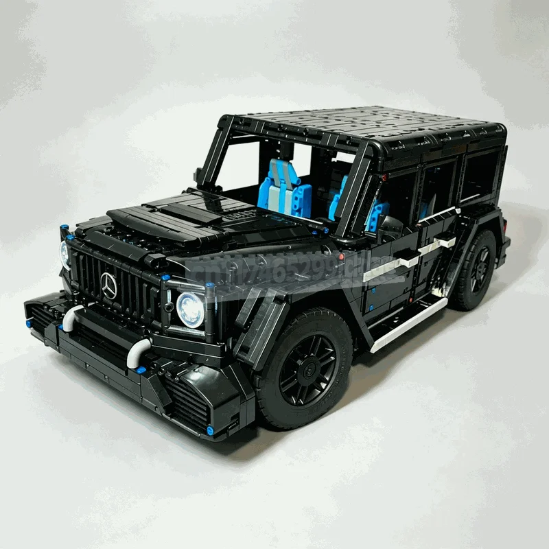 NEW 4916PCS Black Off Road Utility Vehicle Building Blocks Technical Car Model Four Wheel Drive DIY Assembly Toy Festival Gift