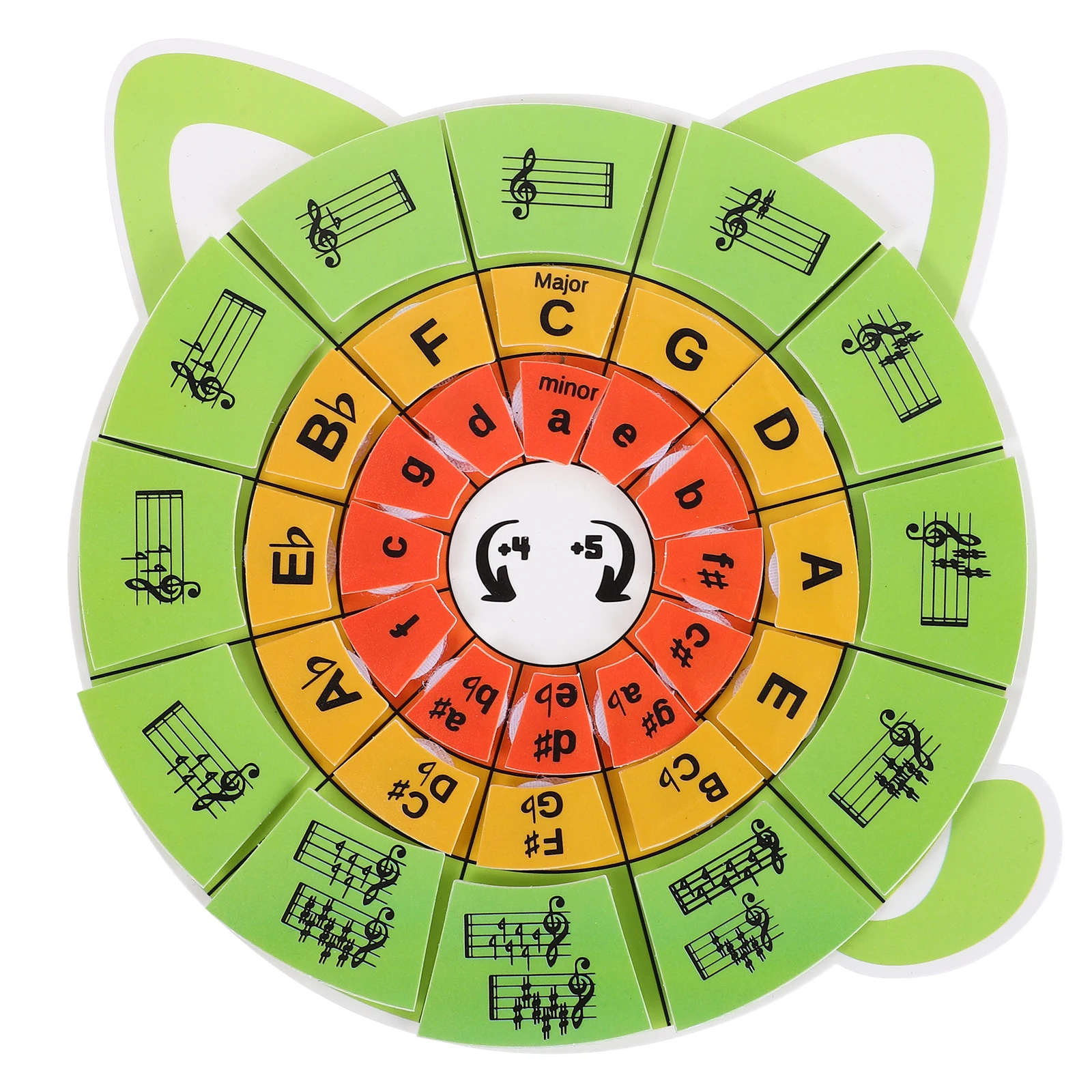

Music Education Tools Piano of Fifths Wheel Classroom Supplies Paper Teaching Child