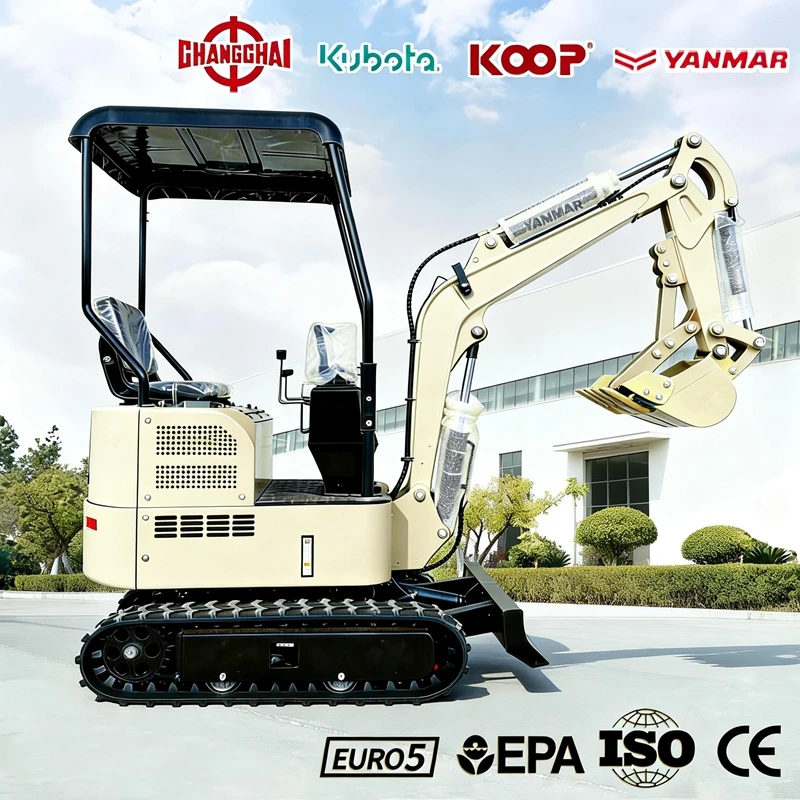 

1.5Ton mini excavator YANMAR engine Epa/Euro 5 Europe Construction Agricultural mini excavators kubota diesel tools