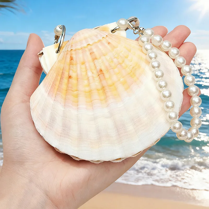 Colorful Natural Seashell Journal Handmade INSPIRATION Style Shell Notebook Eco Friendly Art Magazine Pearl Themed Note Pad
