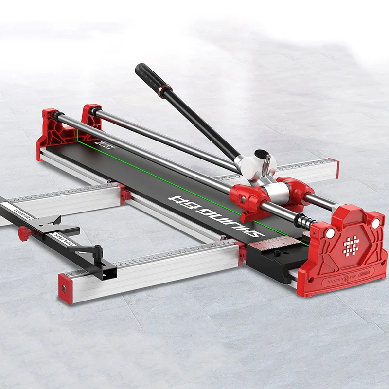 Shijing 1352 Manual Tile Cutting Machine Wall and Floor Tile Push Knife Double Track Manual Tile Cutter 800 1000 1200MM