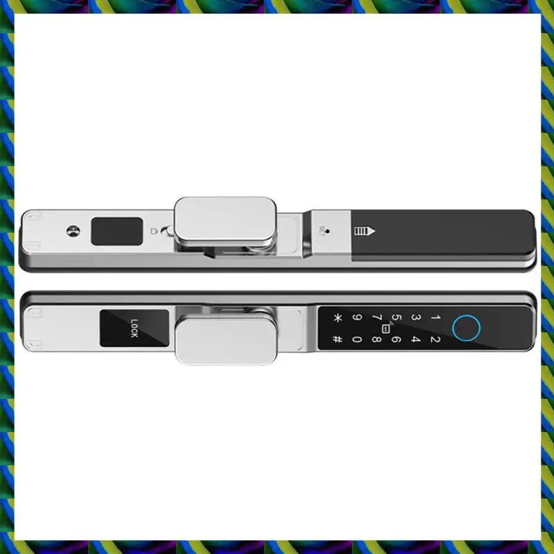 Daily Smart Electronic Door Lock Double Hook Mortise Fingerprint Password Electronic Sliding Door Lock B