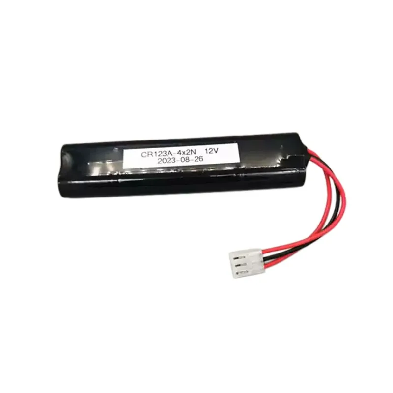 Replacement battery for external defibrillator battery CR123A-4x2N 12V 2800mAh disposable lithium battery