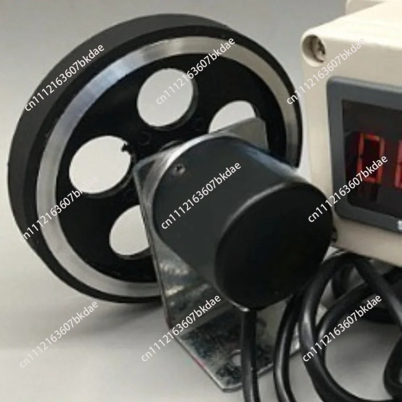 Meter counter high-precision roller type electronic induction length measuring alarm automatic meter counter