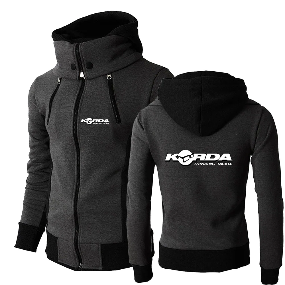 

Korda Inspired Tribute Harajuku 2024 New Men Spring and Autumn Breathable Three-color Zipper Hoodie Causal Comfortable Tops