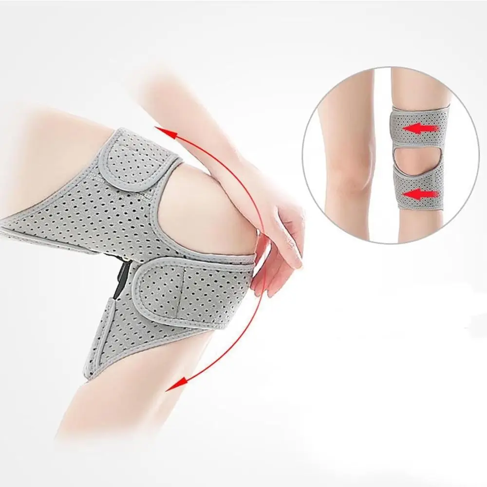 1Pair New with Powerful Rebound Springs Knee Assistive Device Breathable Adjustable Knee Protection Booster Non-Slip Knee Brace