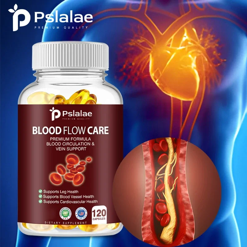 

Капсулы для ухода за кровотоком — баланс кровяного давления, поддержка сердца, здоровье сердечно-сосудистой системы, способствующая добавку для кровообращения