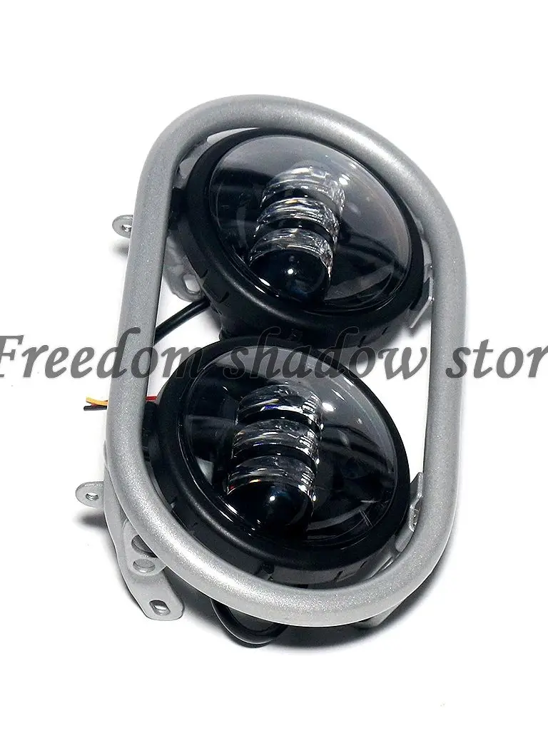 AliExpress NONE Motorcycle Double Headlight LED Headlamp 12V For Honda Monkey Bike BAJA Z50R