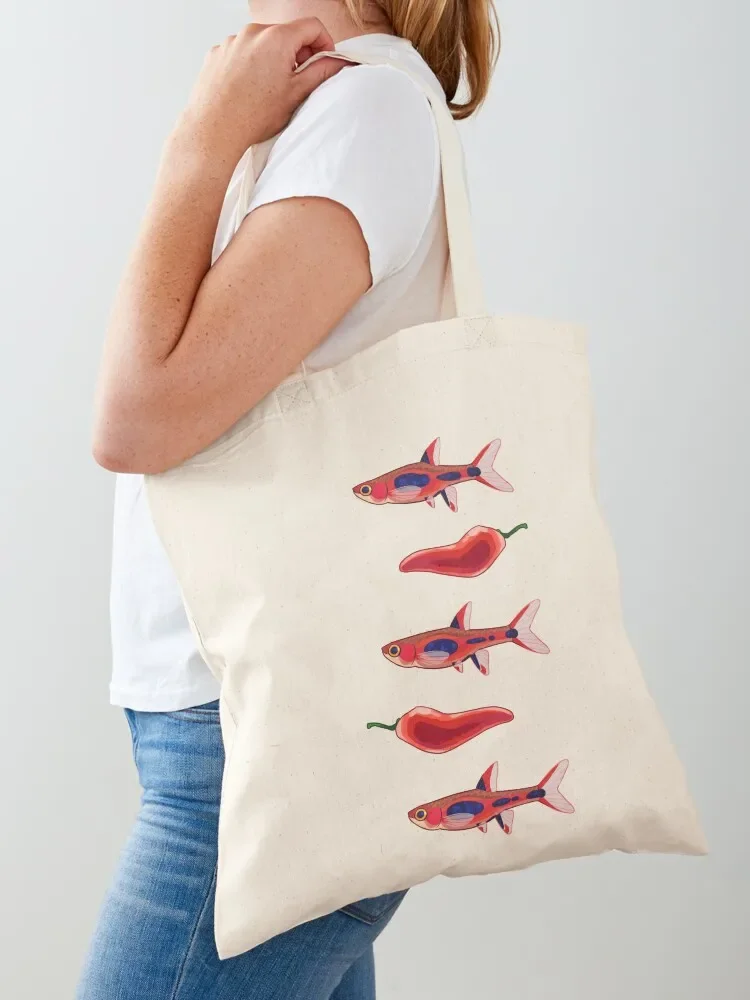 Chilli Rasbora & Chillis Tote Bag Portable shopping bag female bag