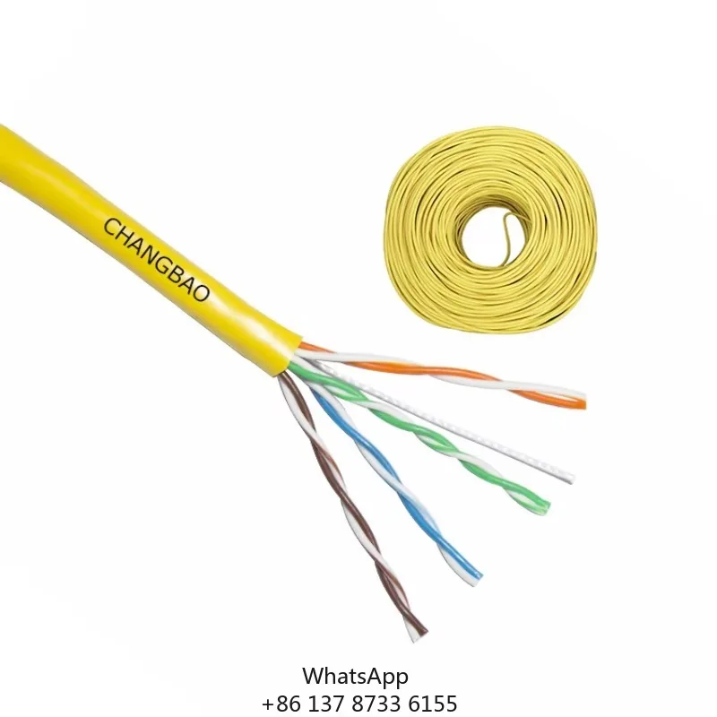 Changbao UTP Cat5e & Cat6 Ethernet Cables - 4 Pair 23AWG 305m/1000ft Lan Cable Supplier