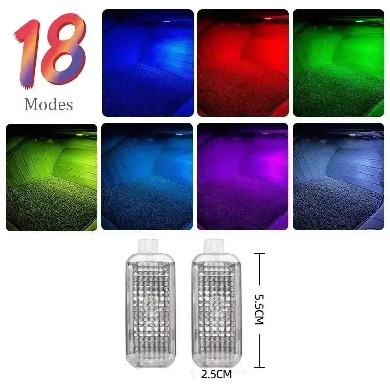 Für Audi A1 A3 8P A4 B5 B6 Q5 A6 A5 LED Auto Fußraum Lampen Touch Sensing Atmosphäre Lichter auto Innen Dekoration Zubehör