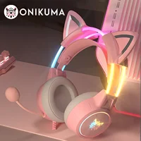 Onikuma X15 Pro auriculares para juegos auriculares para juegos de 3,5mm auriculares para juegos con ruido de corte de energía RGB bien múltiples plataformas disponibles