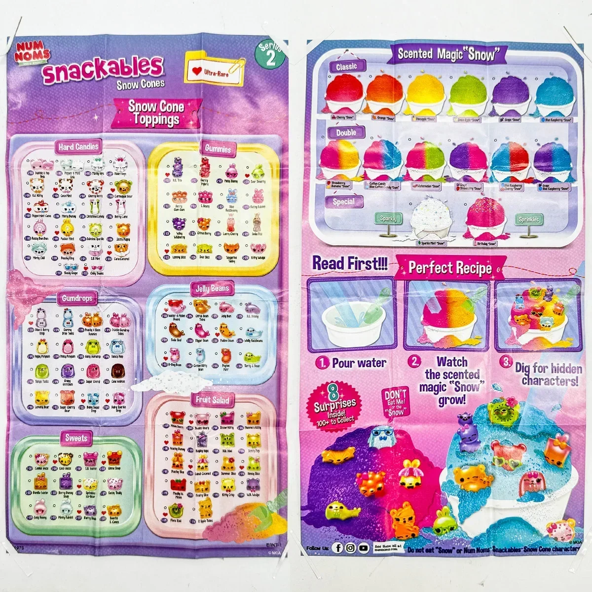 NumNoms Stir-fried Ice Cream Snackables Snow Cones Fun Magic Scented Surprise Collect Num Nom Toy Game Kids Birthday Gifts