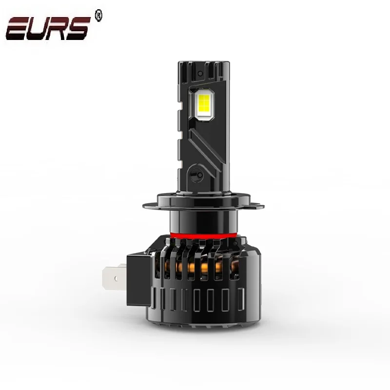 EURS 2PCS High Power LED Car Headlight H7 Super Bright High  Auto Led Fog Lamp Super Bright Motorcycle Headlamp A60 12V