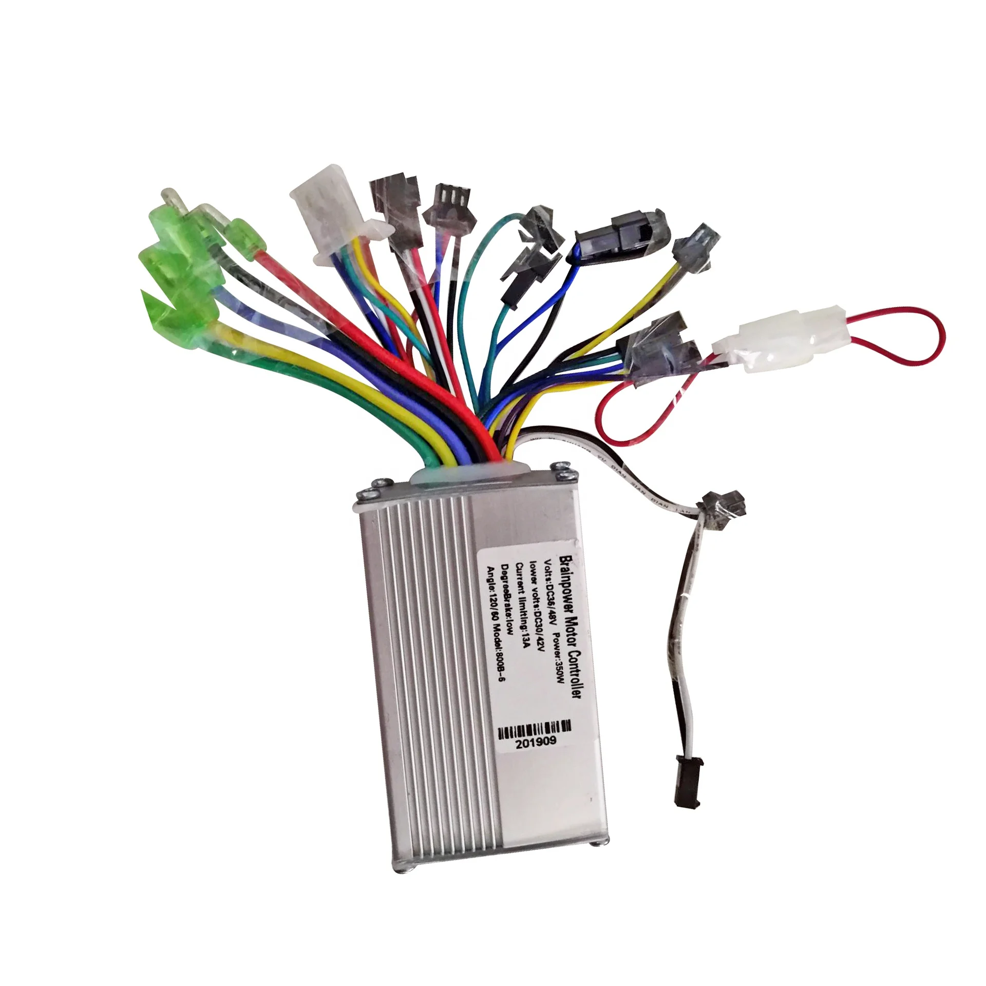 36 Volt 48 Volt 350W Hub Motor Controller for E-Scooter Motorcycle