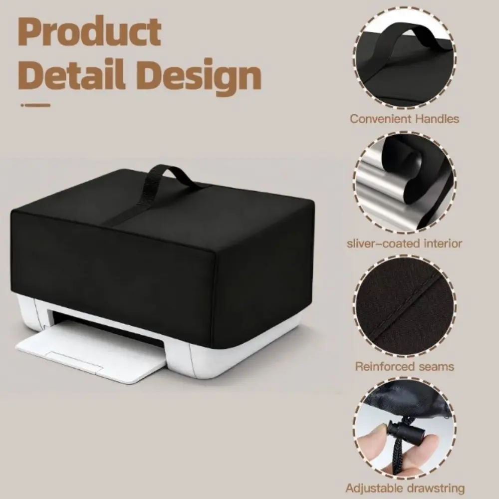 

Reinforced Handle Printer Dust Cover Waterproof Anti-Static Printer Cover Case Multiple Size Heavy Duty Protective Sleeve