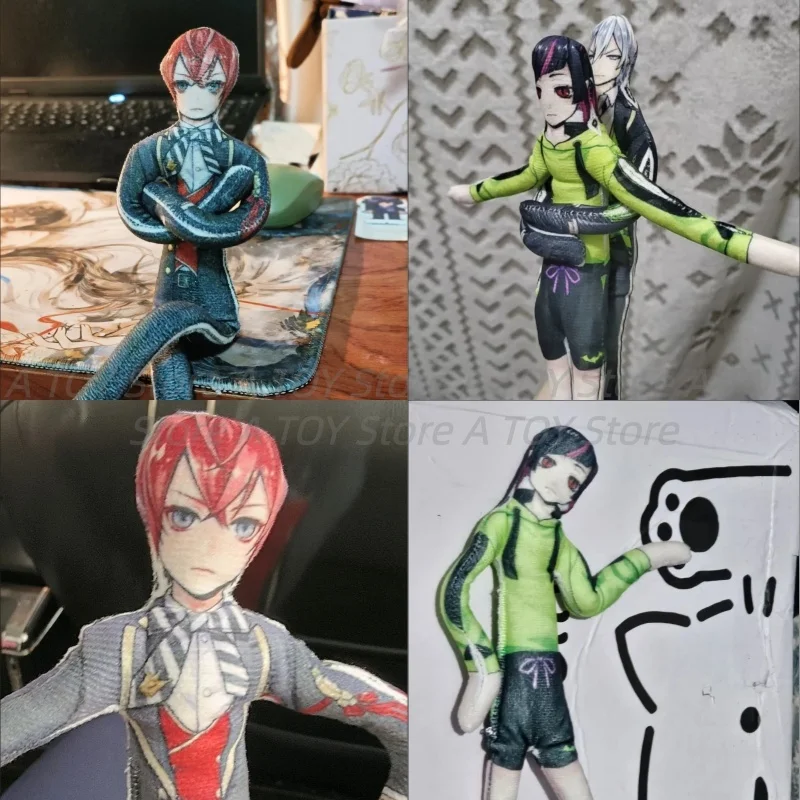 

Game Twisted Wonderland Cosplay Plush Doll 28cm Idia Riddle Peripherals Funny Stuffed Doll Movable Iron Abstract Figure Toy Gift