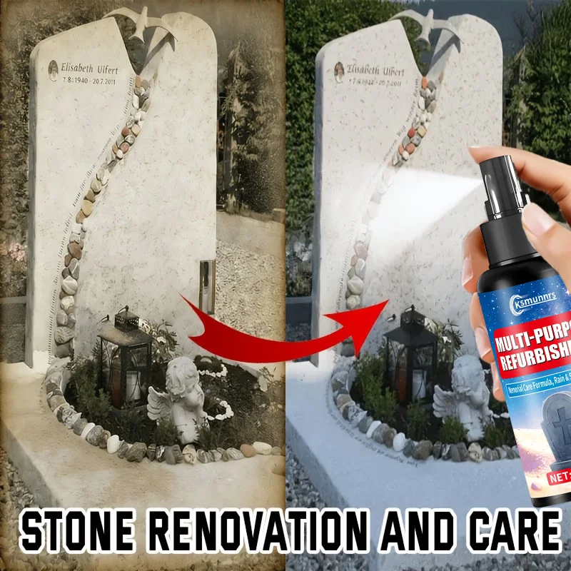 

Спрей для восстановления цвета надгробий Gravestone Restorer – оригинальное средство для восстановления цвета на могильных камнях. Специализированный спрей для полировки и удаления пятен, эффективно удаляющий их.