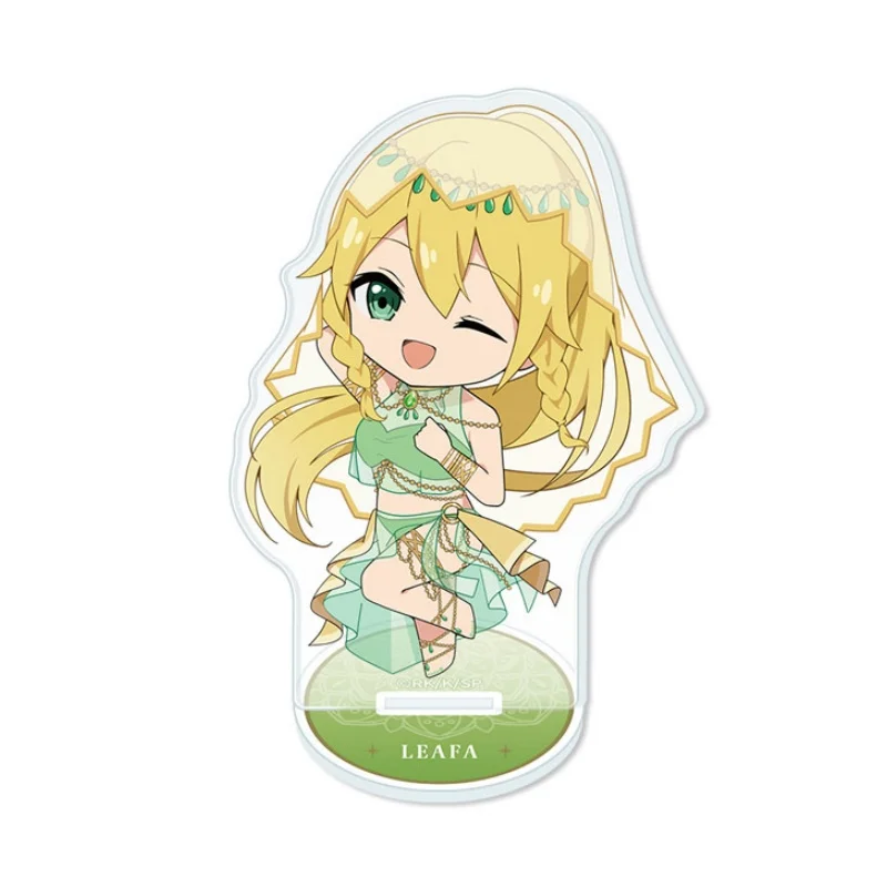 Anime Sword Art Online Acrylic Stand Model Plate Keychain Figure 