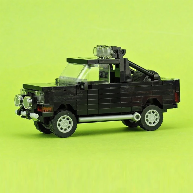 City Car Model MOC Building Bricks Medium Sport Utility Vehicle Modular Technology Children Holiday Gifts Assemble Toys Suit