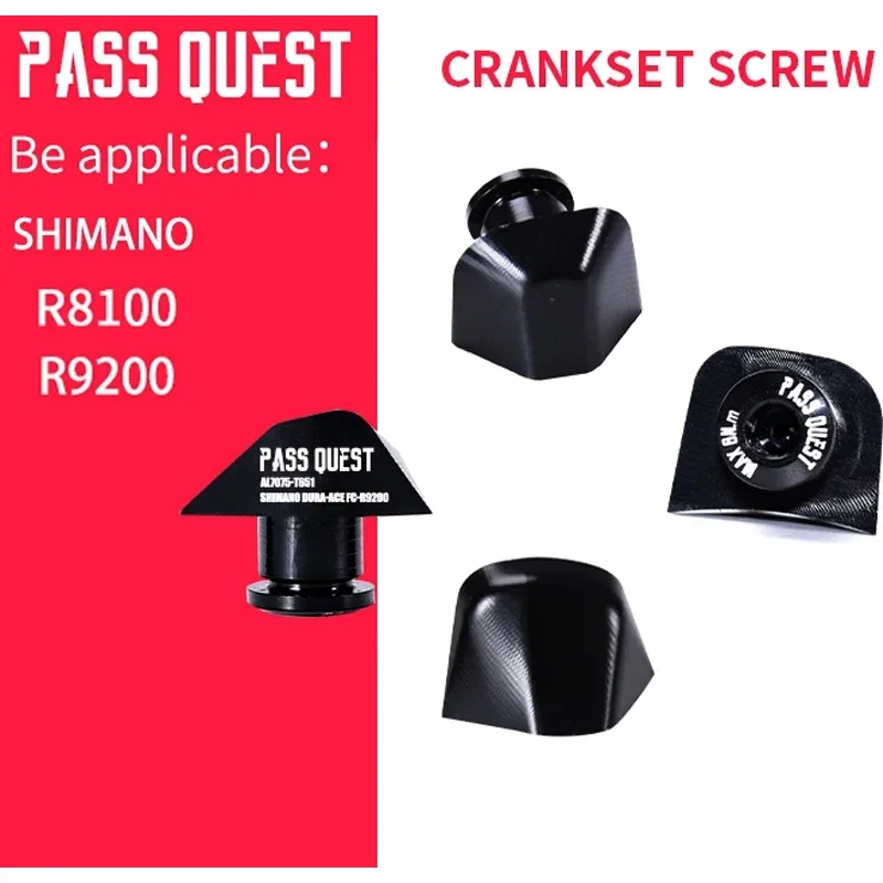 PASS QUEST-Bicycle Crank Cap Modified Cap Suitable for ULTEGRN Bicycle R7000 R8000 R9100 DU R8100 UT R9200 Bicycle Accessories