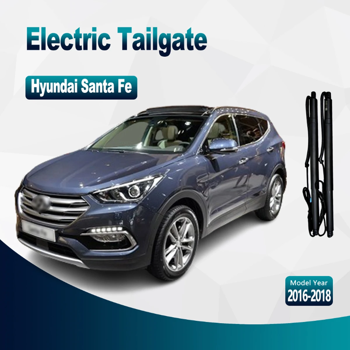 

Electric Tailgate Kit for Hyundai Santa Fe 2016-2018 Power Liftgate Rear Hatch Struts Auto Car Trunk Boot Lid Shock Lift Support