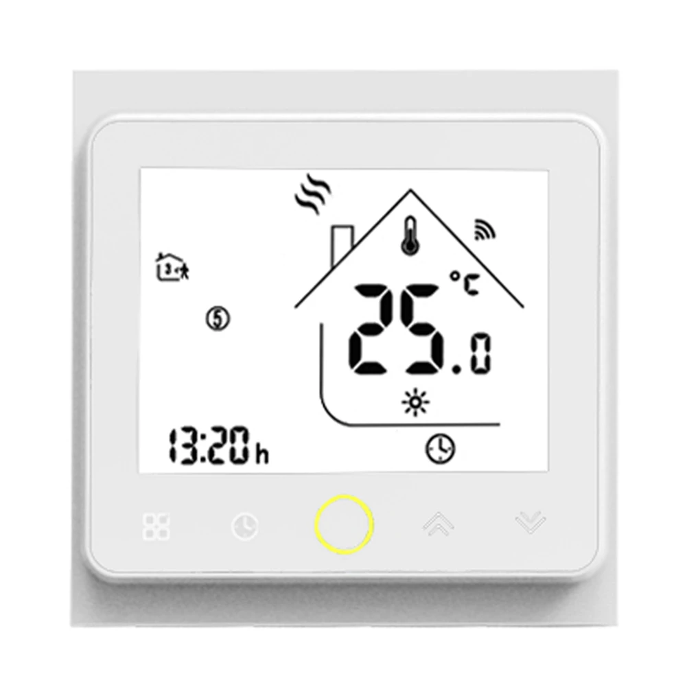 

WiFi Thermostat, Electric Floor Heating Temperature Controller, Voice Assisted Device 16A Working Together
