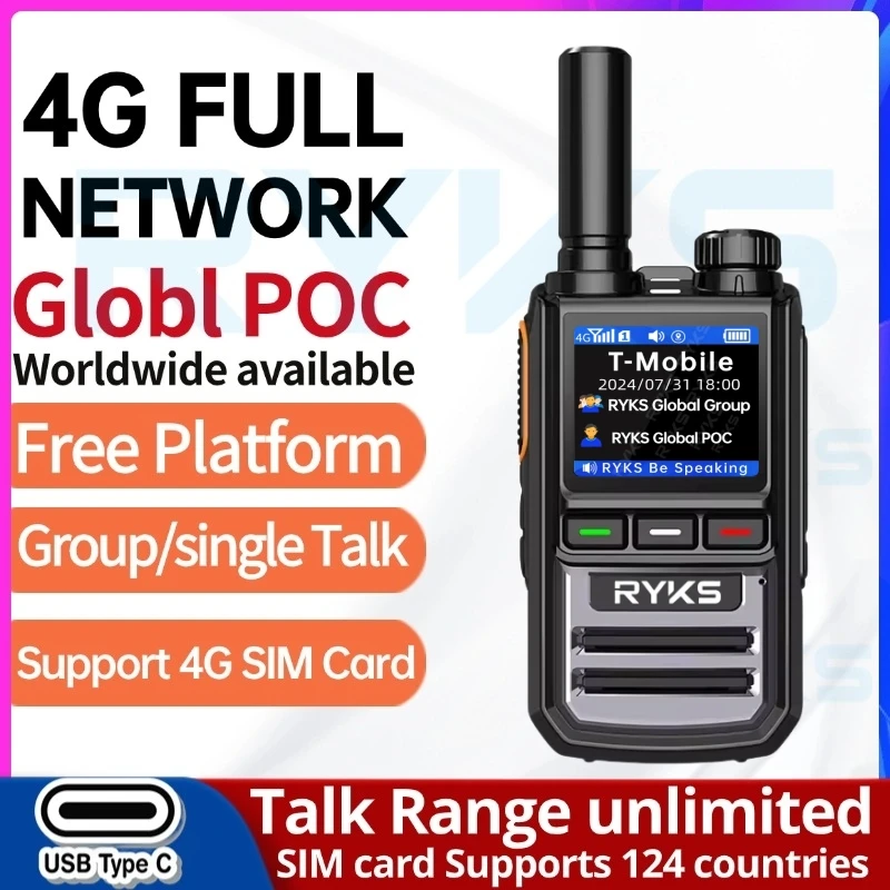 

Long Range Camping Two Way Ham Radio Poc Radio Global 4G Walkie Talkie 5000Km Incompatible Zello Dmr Baofeng Uv5R Quansheng Tk11