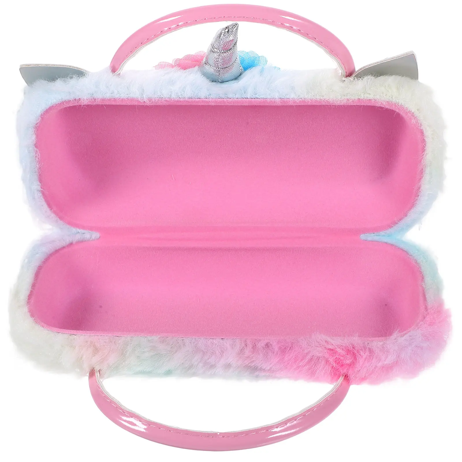 Unicorn Eyeglass Case Portable Cute Cartoon Design Glasses Pouch with Drop-Proof Sturdy Construction for Daily Use Gift Idea