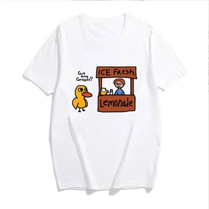 Women the Duck Song Graphic Crew Top hat ein Traubenhemd, tausendjährige T -Shirts, t lustig, lustig, Top Y2K 8 Hauptverkaufshemd - №5