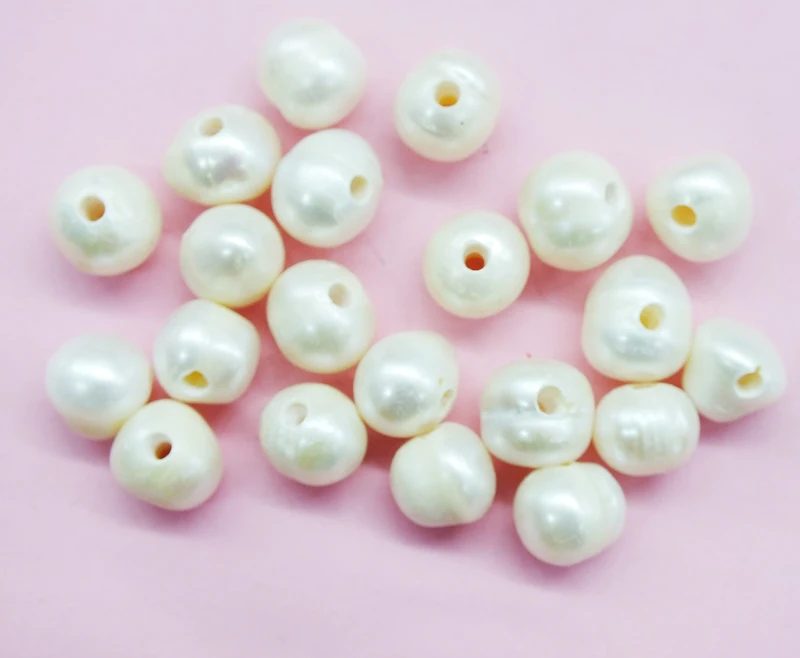 500PCS  11-12mm AAA 2.5mm large hole DIY decoration pearl beads !