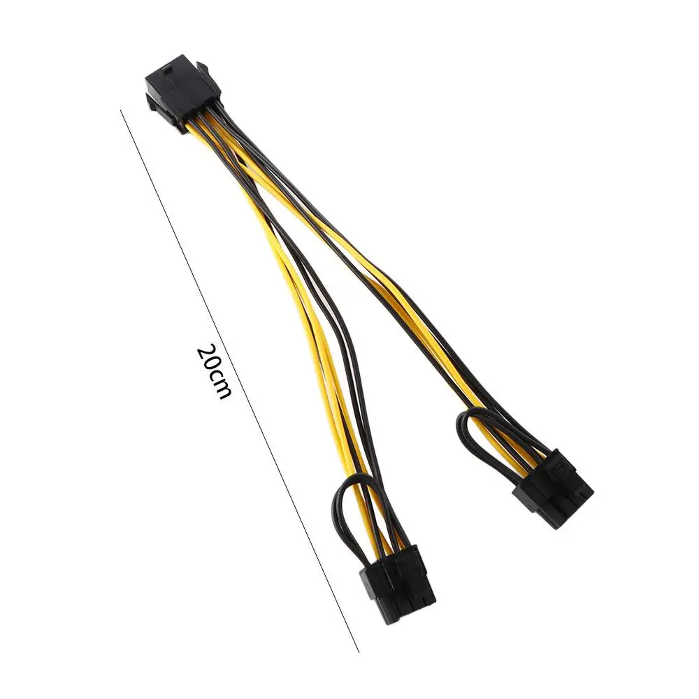 Cabo divisor de cabo de alimentação da placa-mãe, cabo de placa gráfica de linha de alimentação, cabo divisor gpu de 8 pinos para duplo 8 pinos 8 pinos para duplo 6 + 2 pinos