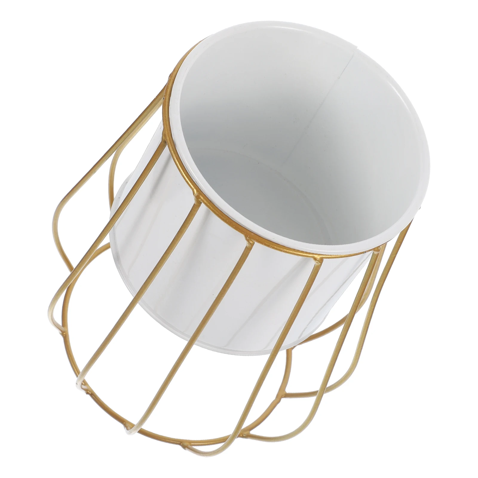 

Nordic Flower Pot White Gardening Planter Durable Sturdy Long Term Use Elegant Garden Patio Yard Suitable