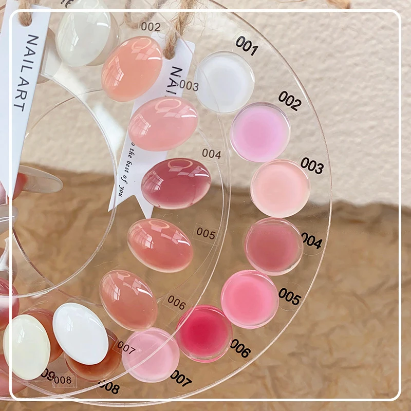 واضح الاكريليك شكل دائري مسمار عرض المجلس Ins نمط جولة مربع مسمار الفن لوحة صور الدعائم