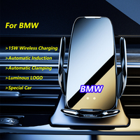 For BMW 1 2 3 4 5 7 Series I3 I4 X1 X2 X3 X4 X5 X6 X7 15W Car Mobile Phone QI Wireless Charger Induction Bracket