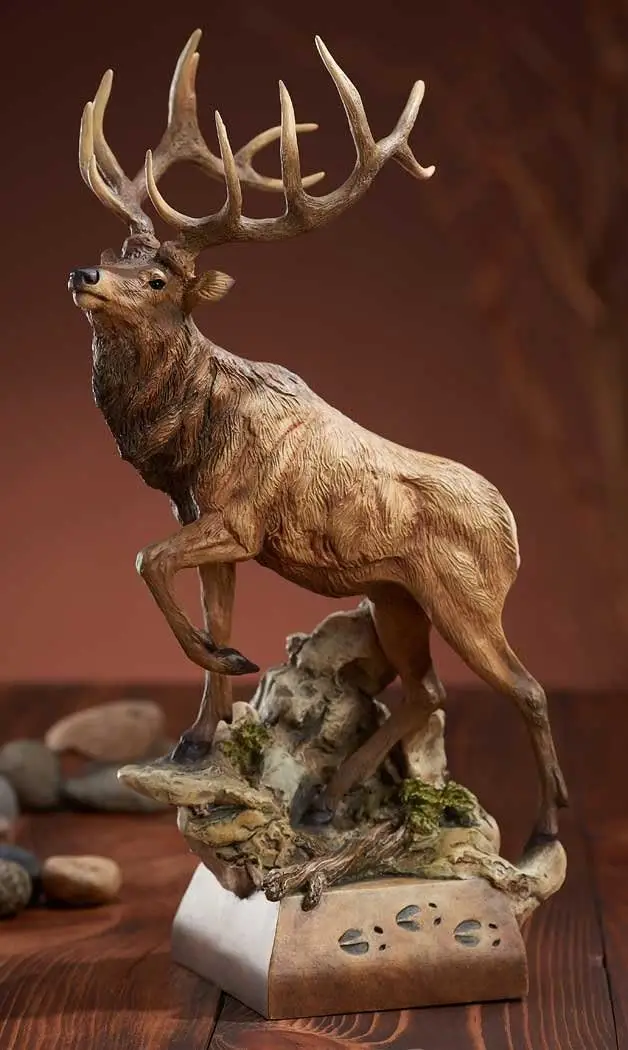 Hoofin It - Elk Sculpture by Danny Edwards