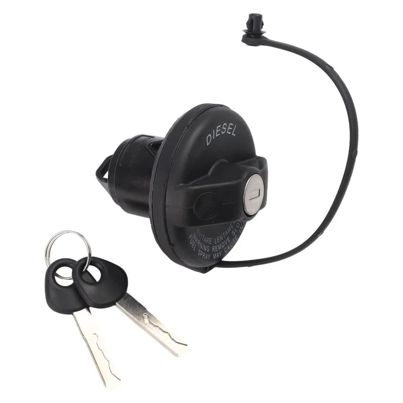 Car Lockable Fuel Tank Cap With 2 Keys Black ABS For FIAT DUCATO For BOXER For RELAY 71802900 Car Accessories