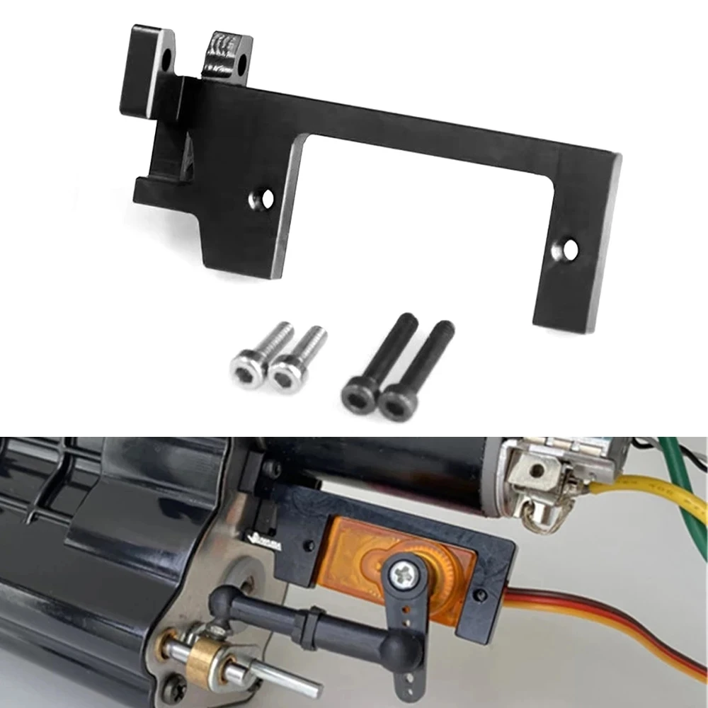 

1/14 металлический кронштейн переключения передач с сервоприводом прицепа, рулевой механизм, кронштейн переключения передач для 1:14 радиоуправляемого автомобиля Tamiya Scania Truck DIY обновления, детали