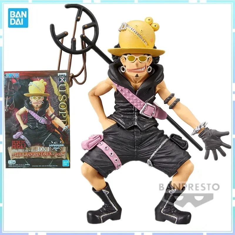 Bandai Original Banpresto Anime One Piece Theatrical Version Of Red DXF Great Route Usopp Vol.7 PVC Action Figure Model Toys