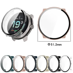 Hard Edge Shell Glass Screen Protector Film Smartwatch Frame Case For Suunto Race / S Protective Bumper Cover Smart Accessories
