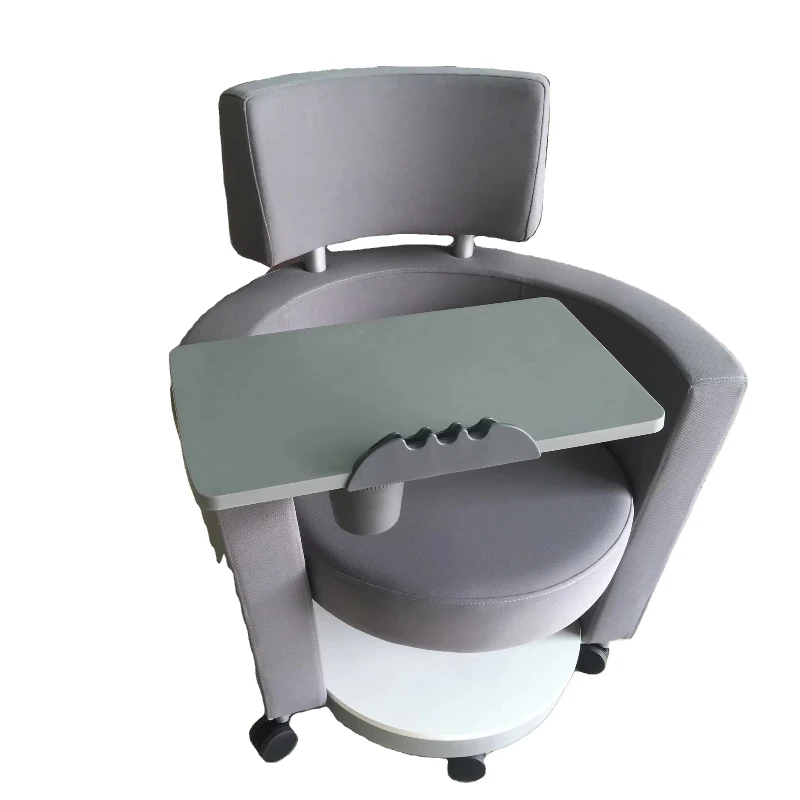 

Mesh sofa chair/office furniture/movable chair with desk and writing board in conference training room