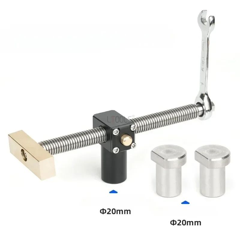 19/20mm Bench Dog Clamp Carpentry Adjustable Desktop Clip Workbench Stopper Clamp Fixture Vise CNC Woodworking Fast Fixed Clip