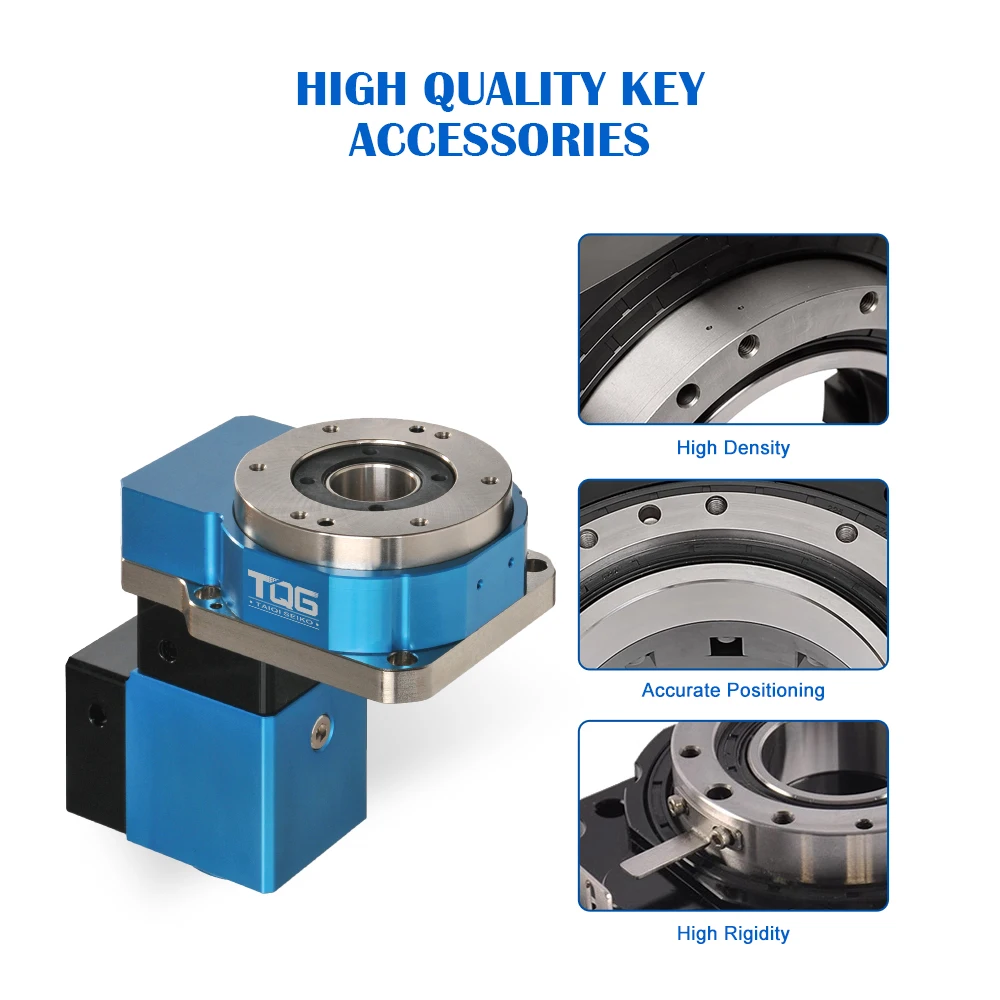 

CNC Gearbox Rotary Actuator Planetary Gearbox Hollow Shaft Rotating Platform Helical Gear Box for Stepper Motor and Servo Motor